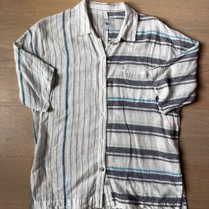 Rails Linen-blend Button Down, size M